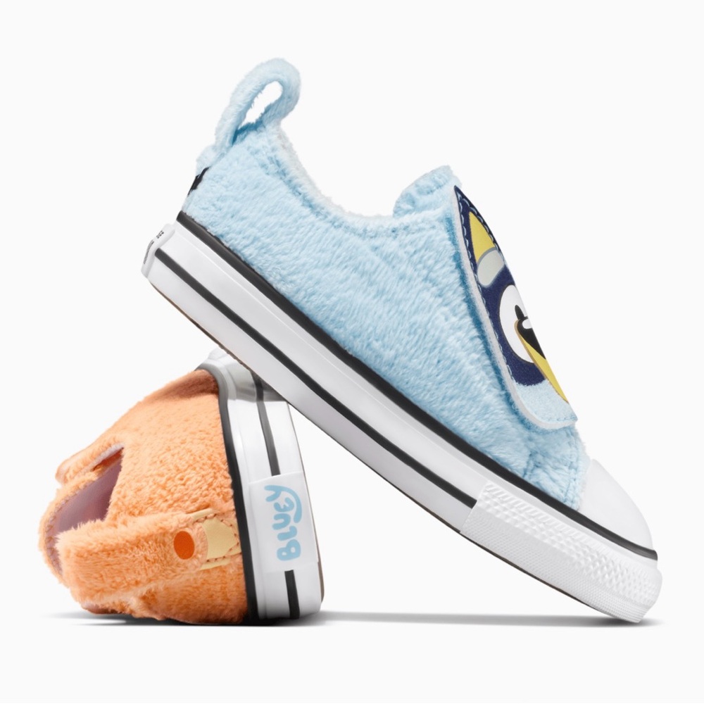 Converse Chuck Taylor All Star Easy On Bluey and Bingo Blue Orange size 4 NEW - Picture 5 of 9